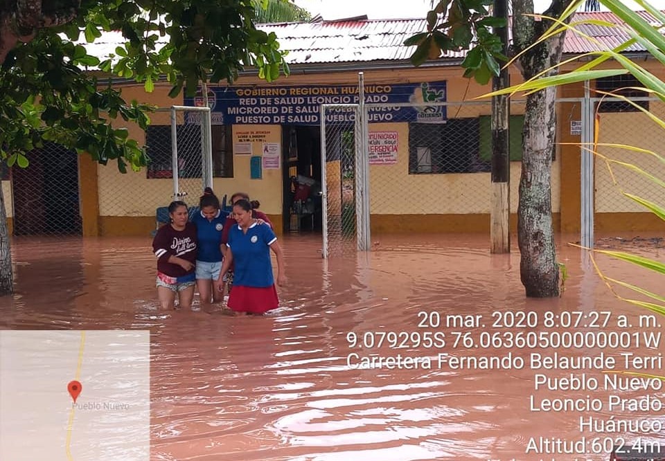 Lluvias causan inundación en el Distrito de Pueblo Nuevo – Aucayacu